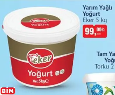 EKER YARIM YAĞLI YOĞURT EKER YARIM YAĞLI YOĞURT